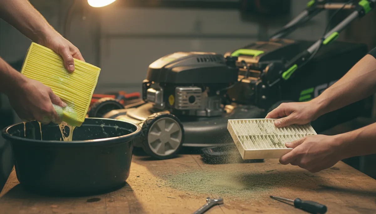 How to Clean a Lawn Mower Air Filter