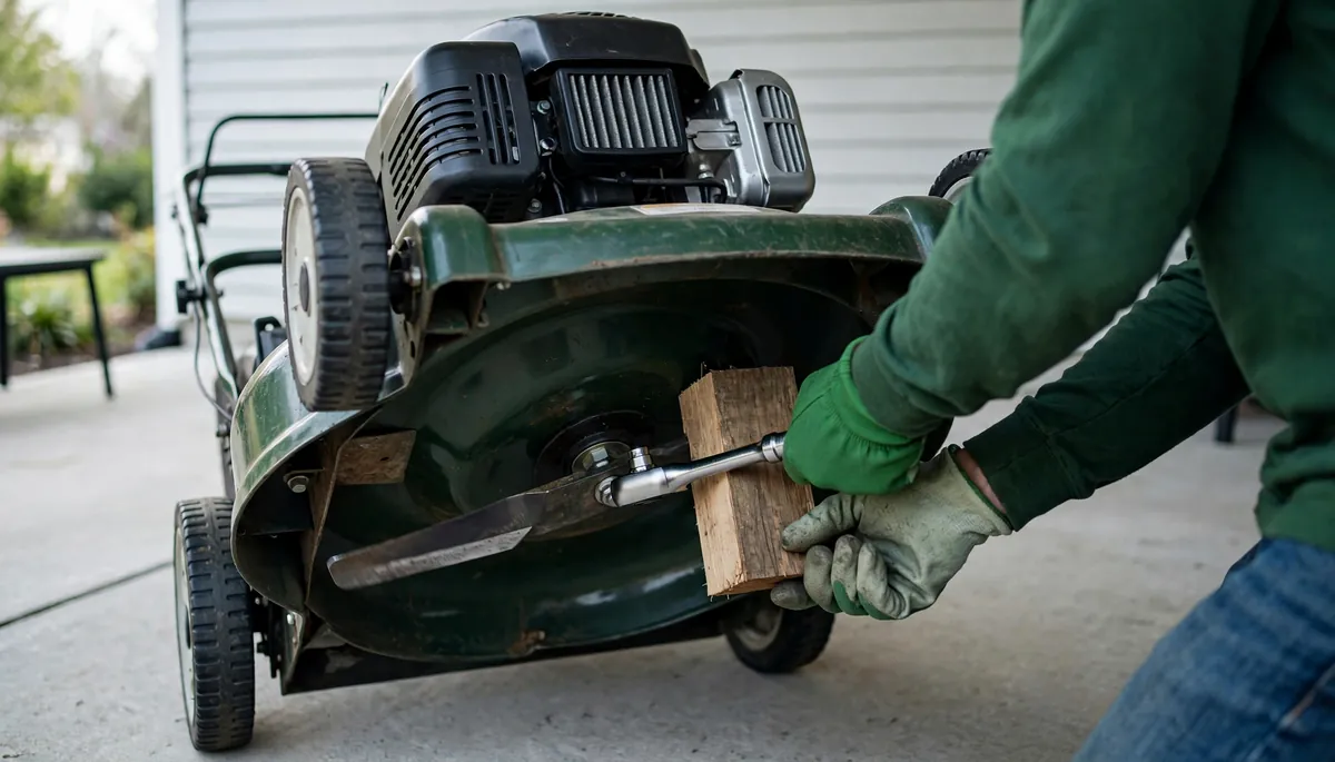 How to Remove a Lawn Mower Blade
